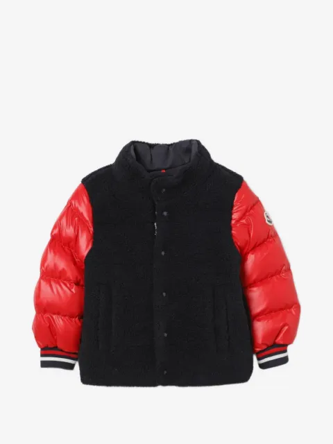 Moncler Enfant Jacke mit gesteppten Einsätzen
