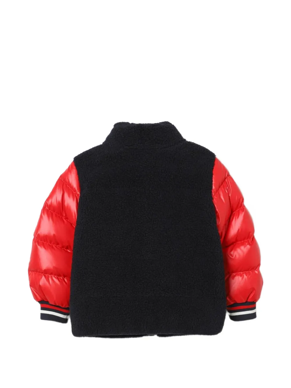 Moncler Enfant Jack met gewatteerd vlak Zwart
