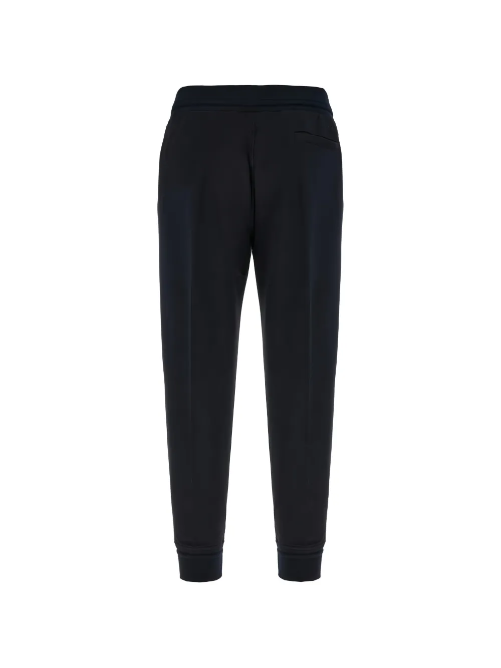 Zegna Stretch Cotton Joggers In Black