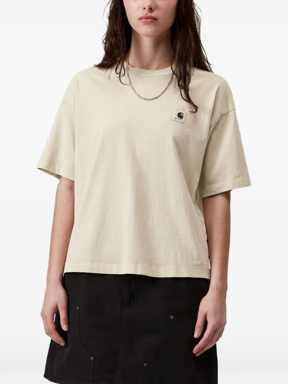 Carhartt WIP T-shirt met ronde hals Grijs