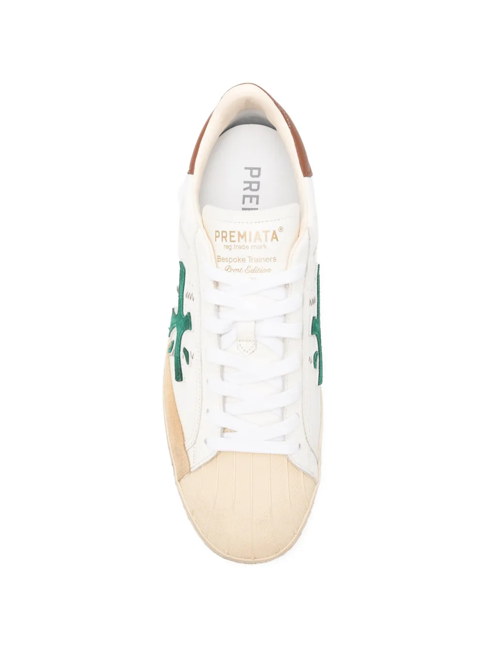 Premiata Steven leren sneakers Wit
