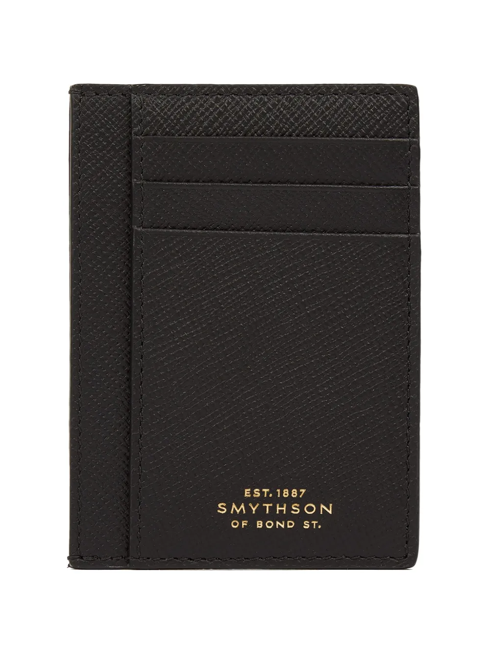 Smythson Portacarte Panama grande - Nero