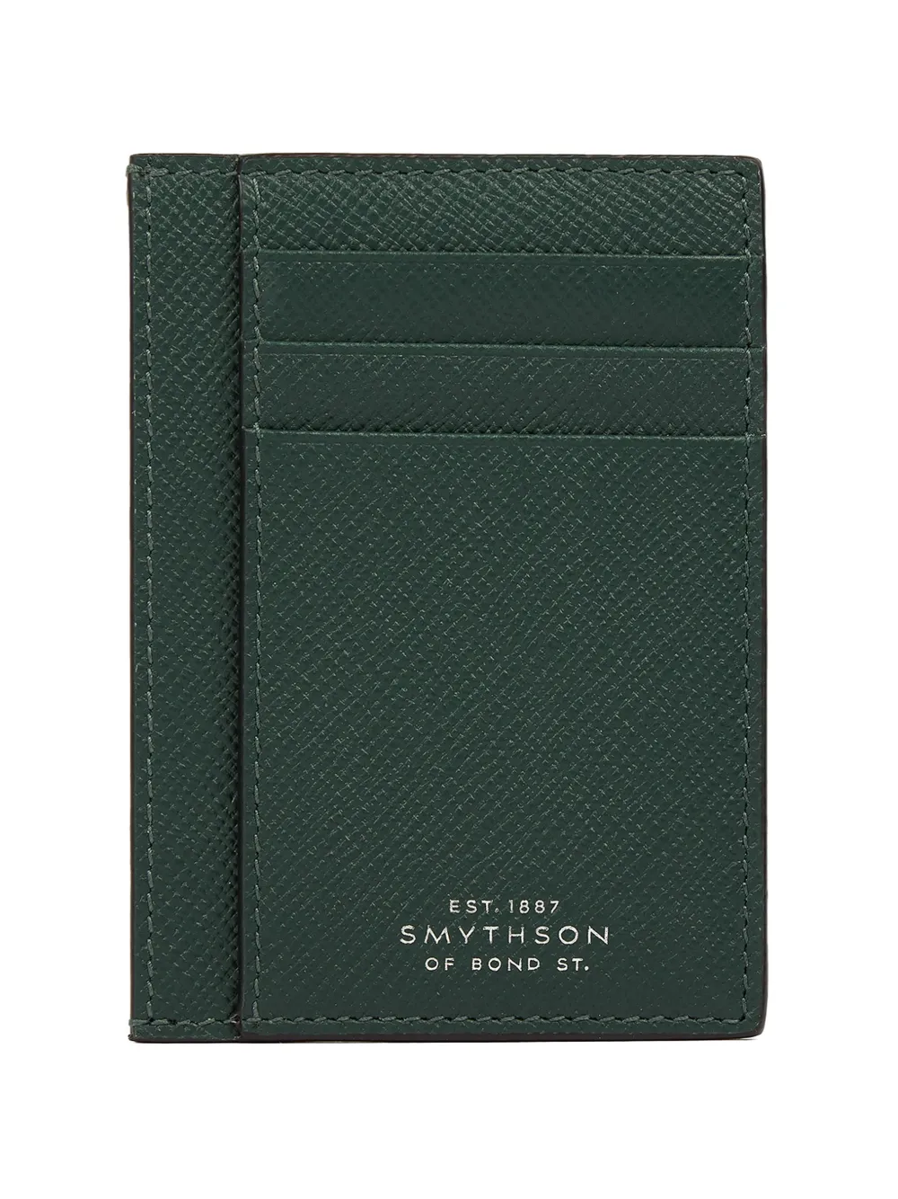 Smythson Portacarte Panama grande - Verde