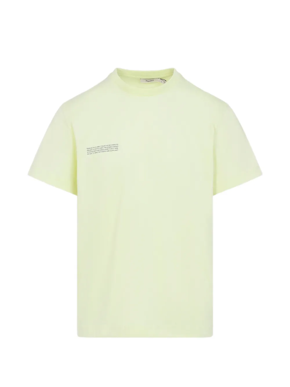 Pangaia slogan-print T-shirt - Giallo