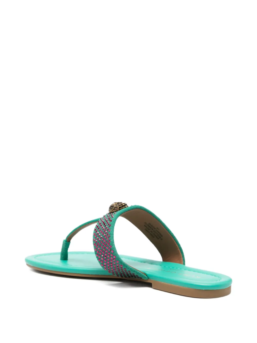 Kurt Geiger Sandalen met T-bandje Groen