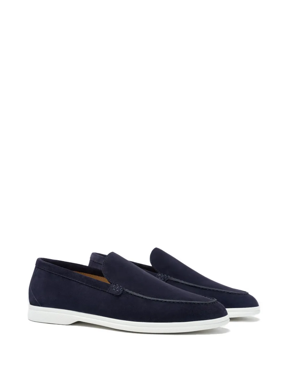 Scarosso Ludovico suède loafers Blauw
