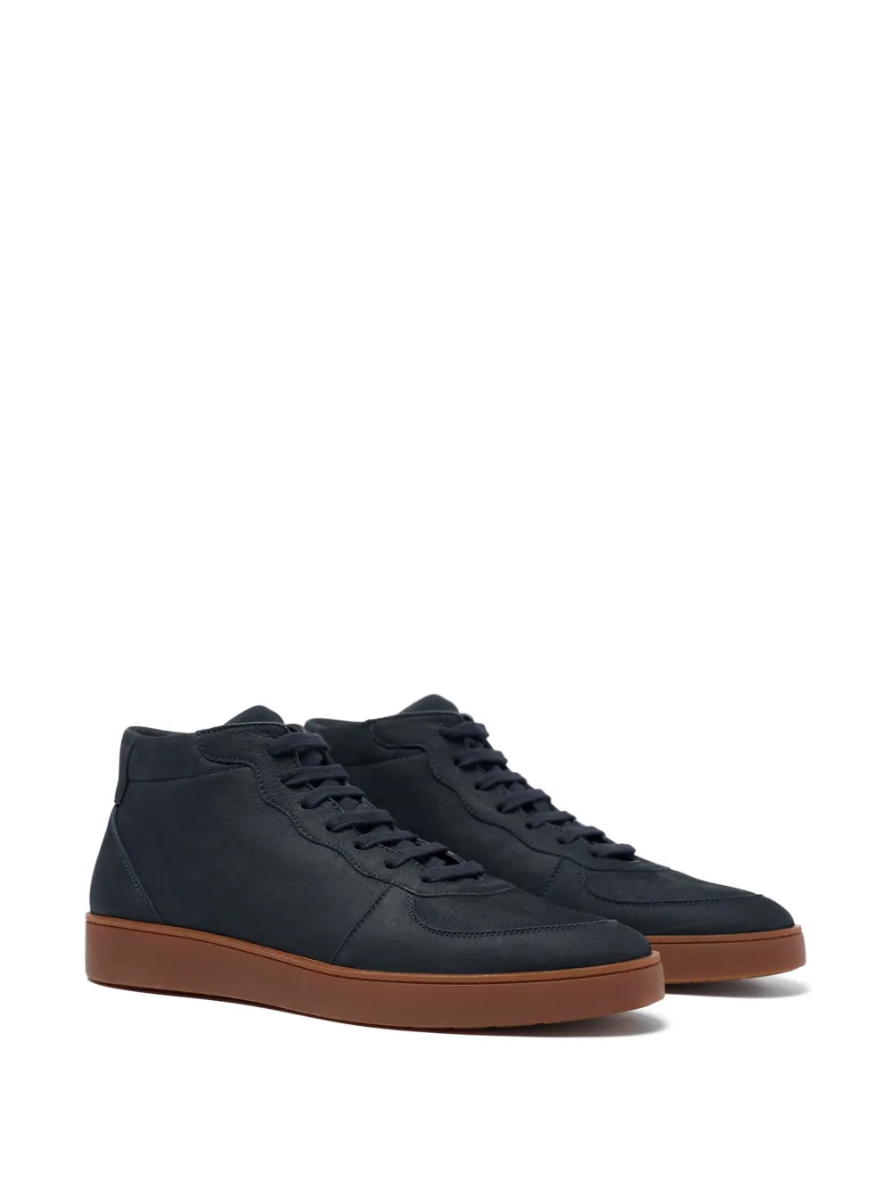 Scarosso Augusto leren sneakers Blauw