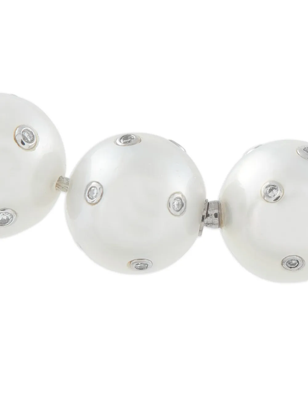 Diamond And Pearls Necklace