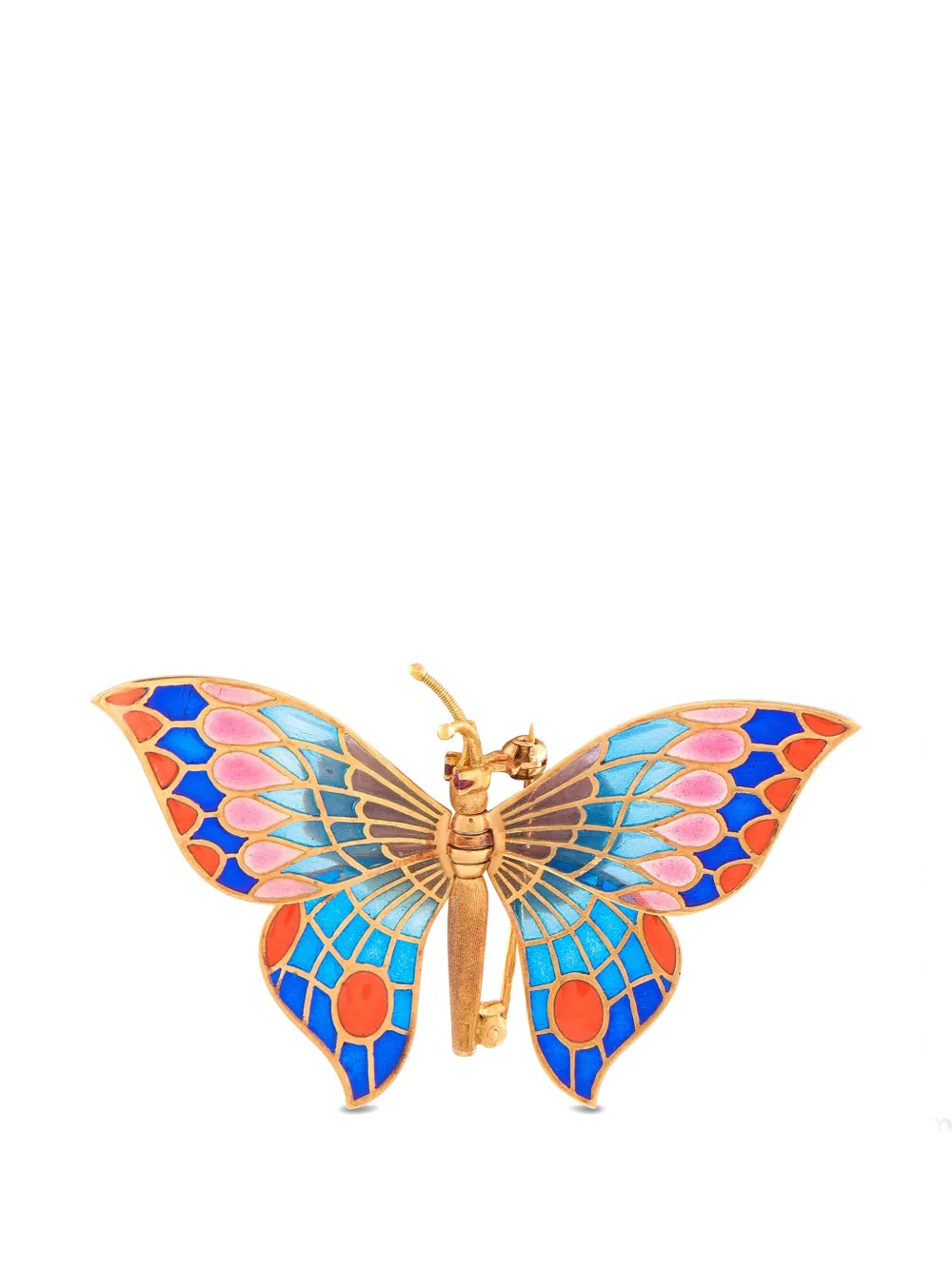 LB Exclusive enamel butterfly brooch - Oro