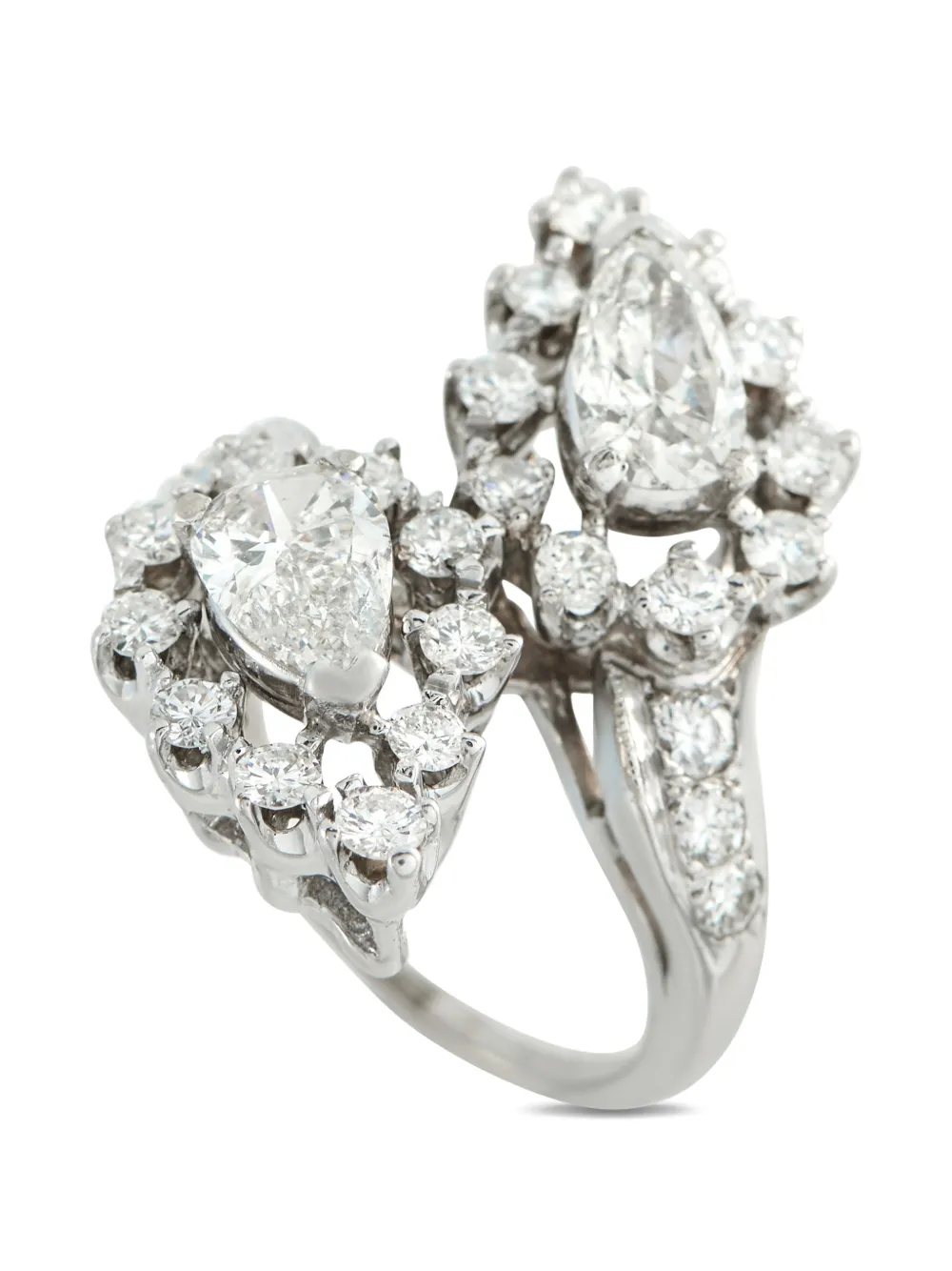 LB Exclusive diamond embellished ring - Argento