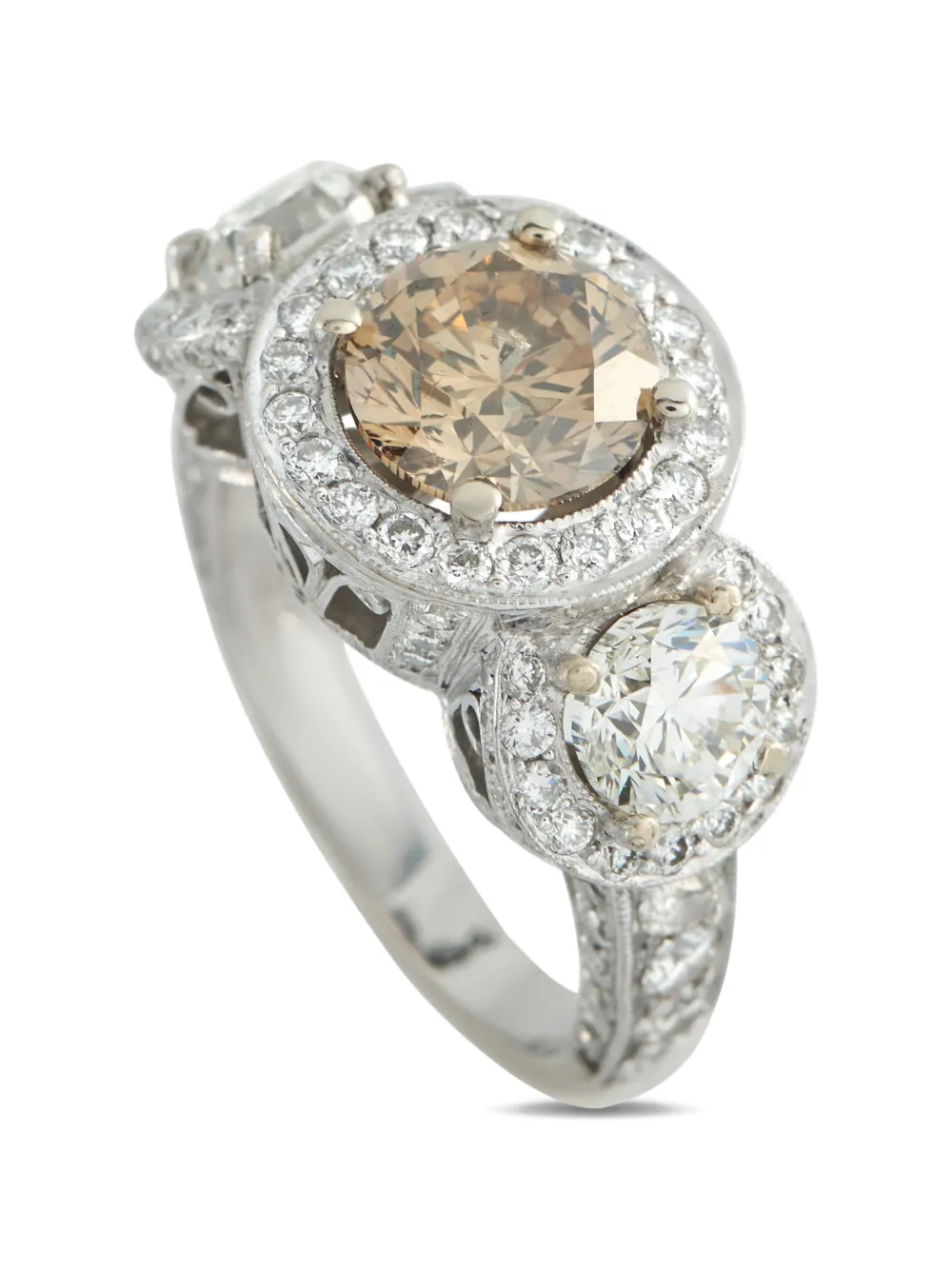 LB Exclusive diamond embellished ring - Argento