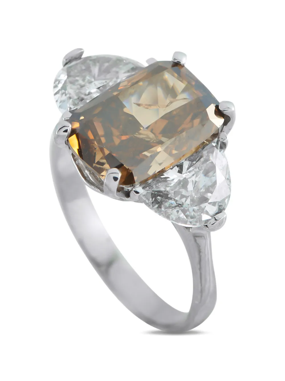 LB Exclusive cognac diamond ring - Argento