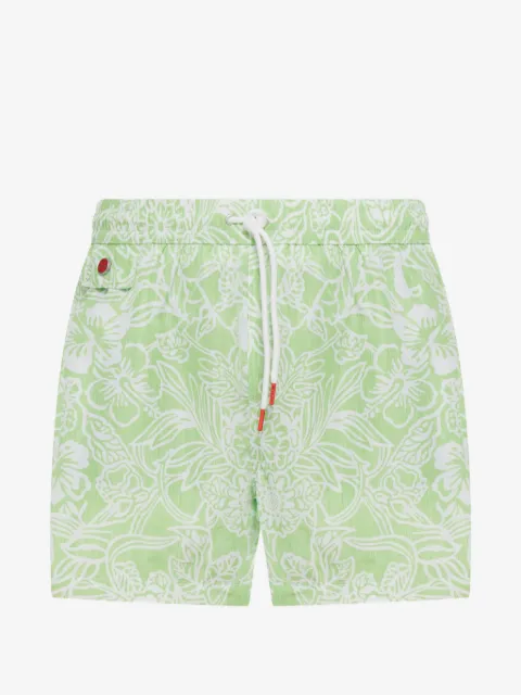 Kiton short de bain à fleurs