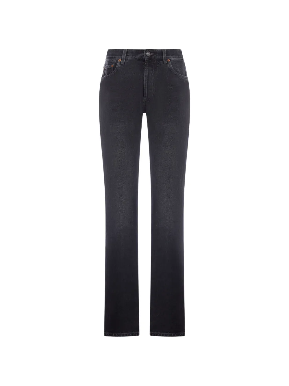 Saint Laurent cotton jeans - Schwarz
