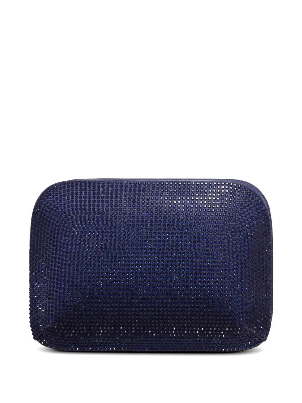 Giorgio Armani Crystal Chain Clutch Bag - Blue 