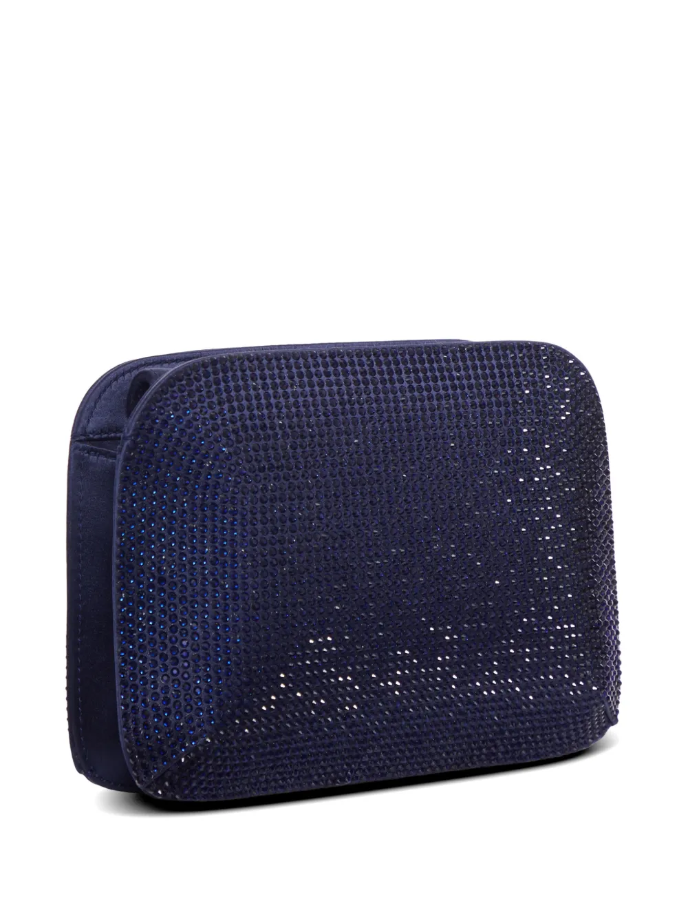  Giorgio Armani Crystal Chain Clutch Bag - Blue 