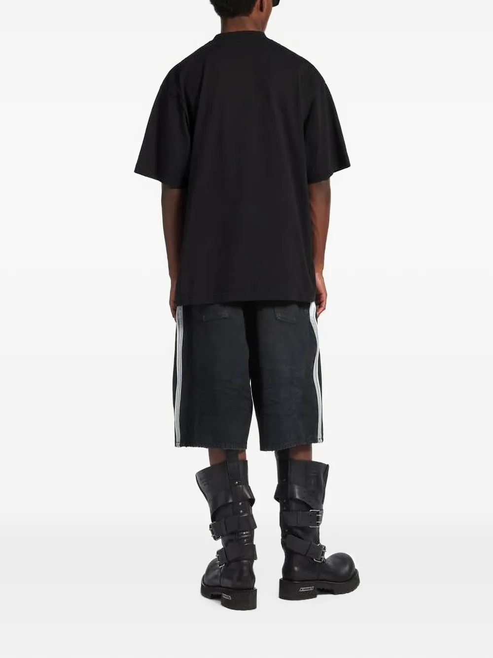Balenciaga T-shirt met print Zwart