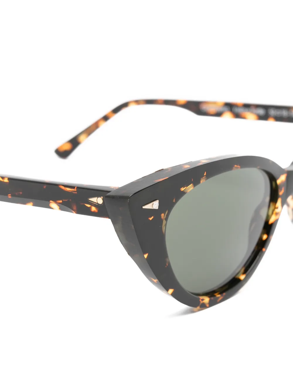Ahlem Gambetta zonnebril met cat-eye montuur en schildpadschild-design Bruin