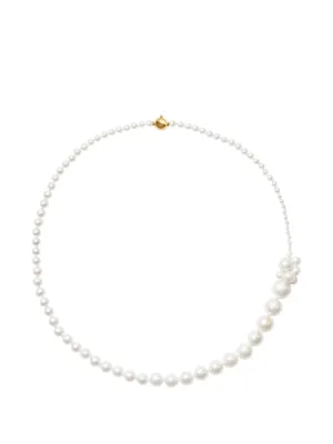 Mizuki ST6 Pearl Necklace | Silver | FARFETCH