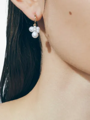 Sophie Bille Brahe Stellari パール ピアス 14Kイエローゴールド