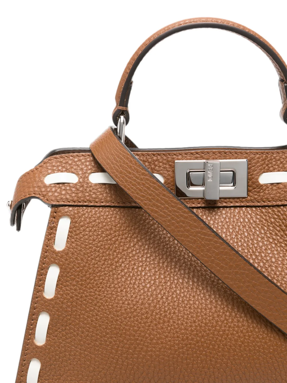 FENDI Peekaboo ISeeU shopper Bruin