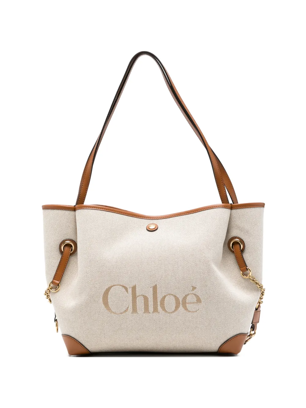 Chloé Clover canvas tote bag | Neutrals | Image 1