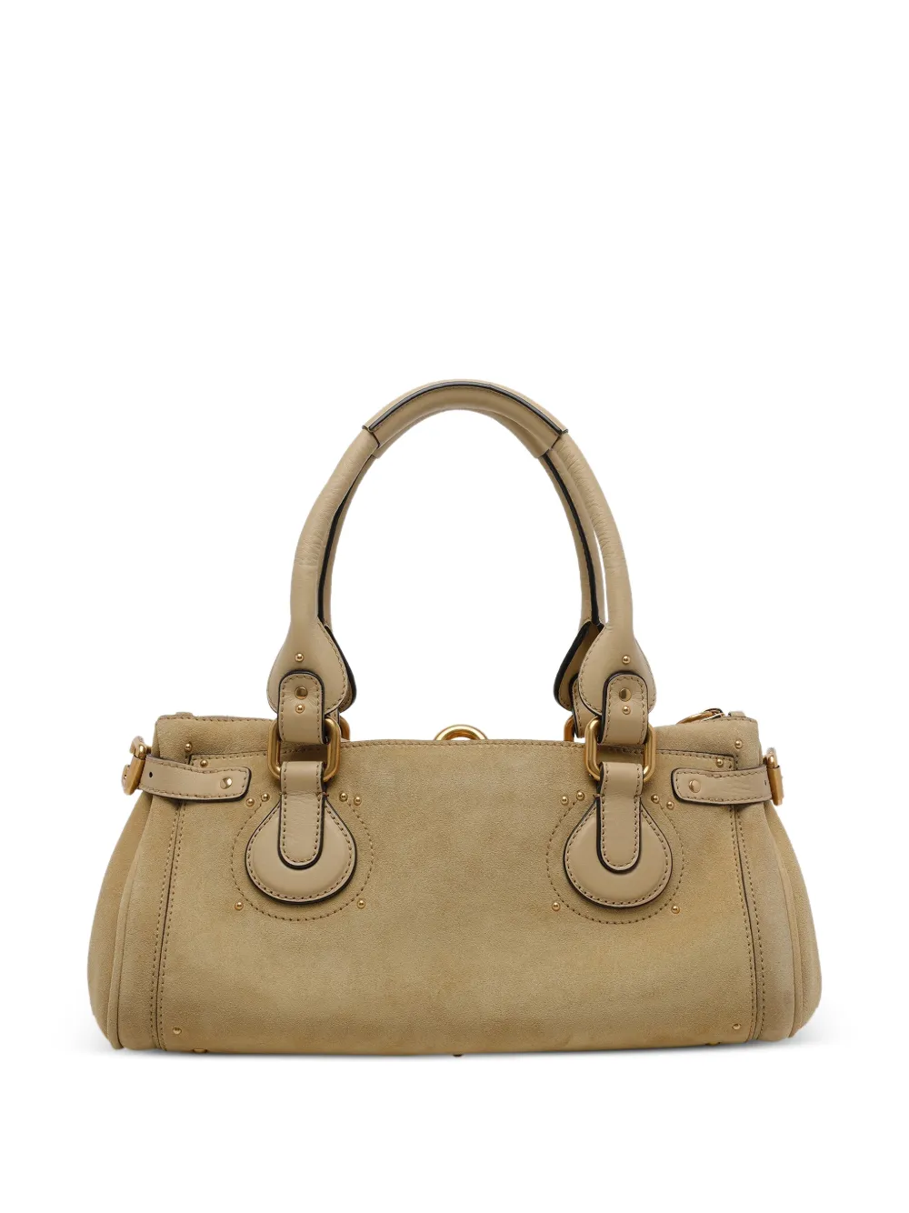 Chloé Paddington suède en leren tas Bruin