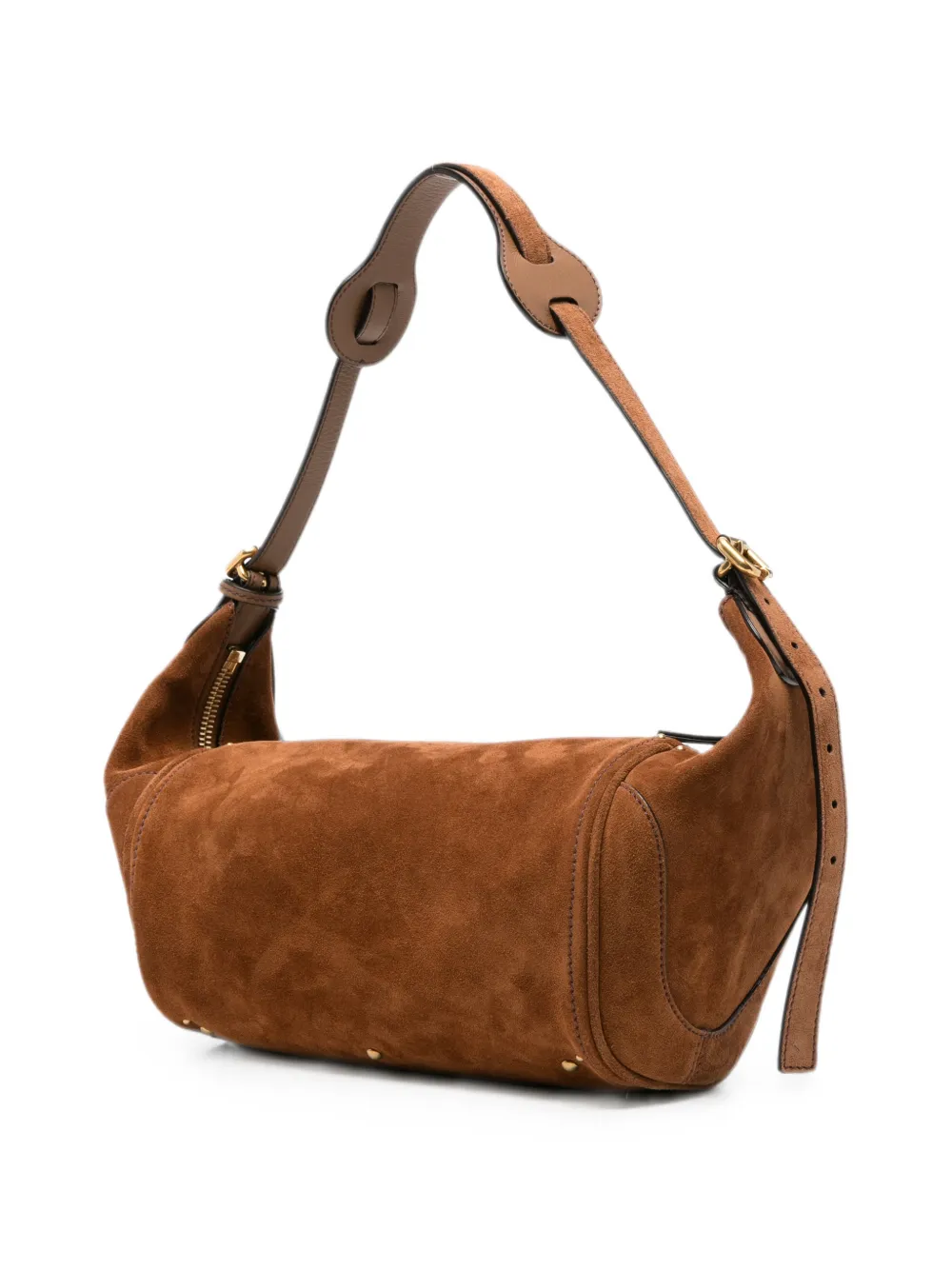 Chloé Paddington suède leren crossbodytas Bruin