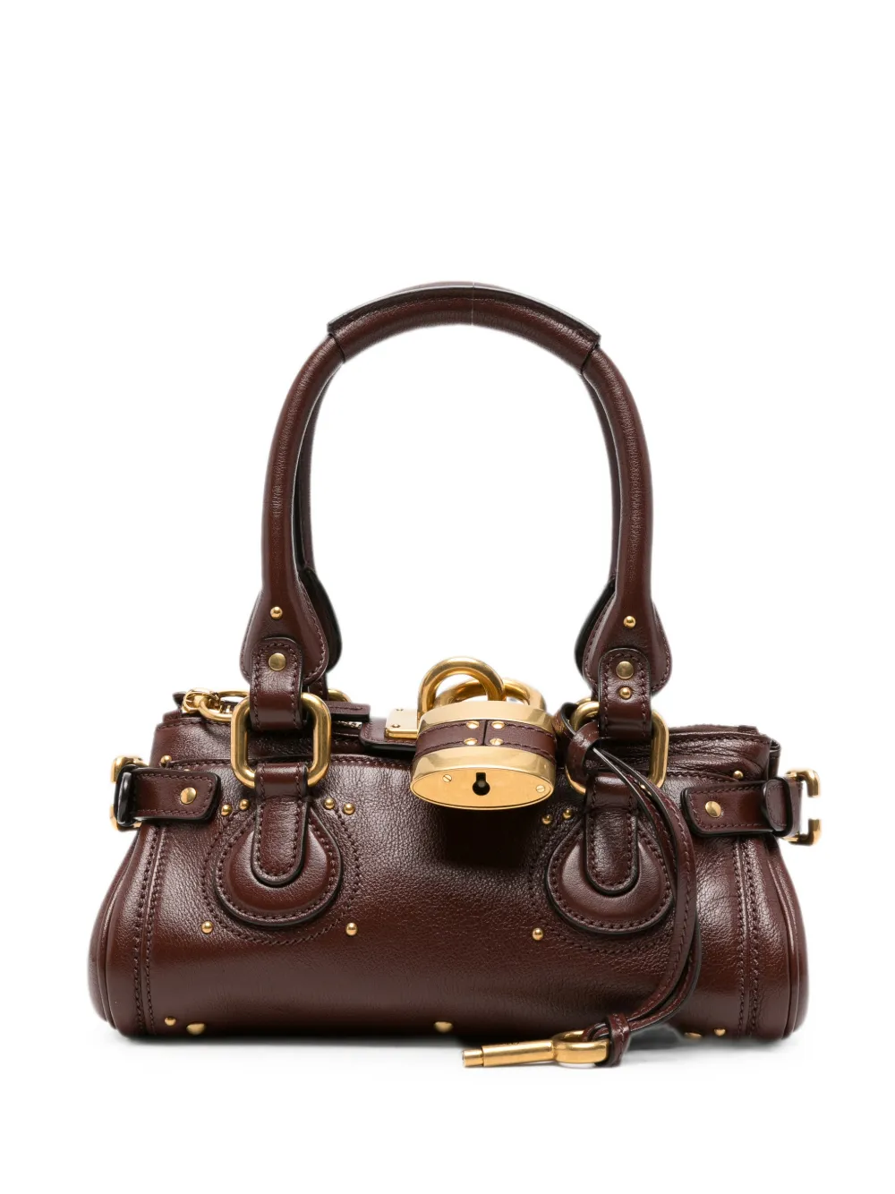 Chloé Paddington leather tote bag - Braun