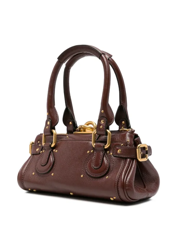 Chloe パディントン ハンドバッグ ブラウン Chloé パディントン レザーハンドバッグ | ブラウン | FARFETCH JP