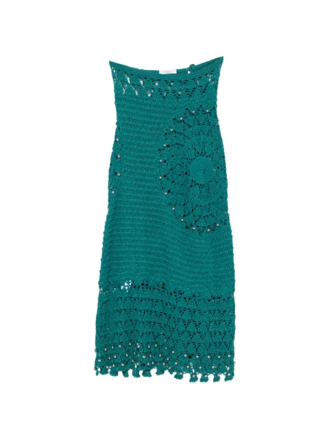 Rabanne — bead-embellished midi skirt