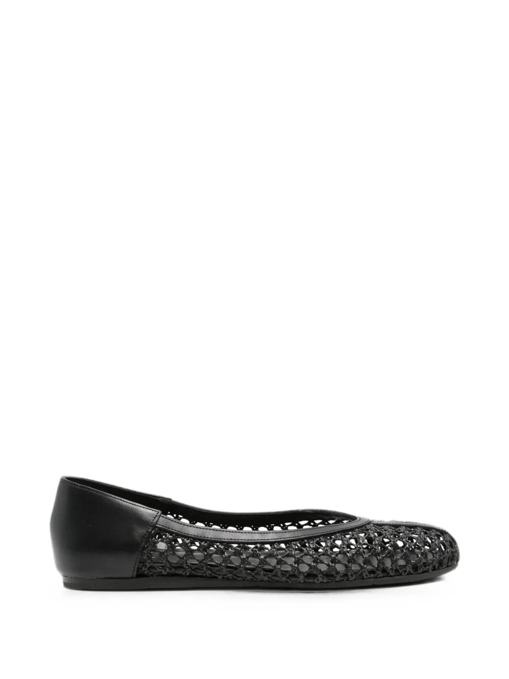 Ancient Greek Sandals Aeropi woven-design ballet flats Zwart