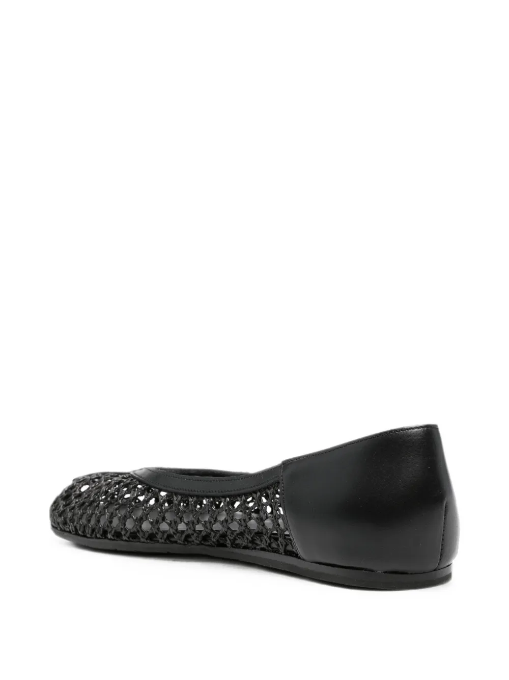 Ancient Greek Sandals Aeropi woven-design ballet flats Zwart