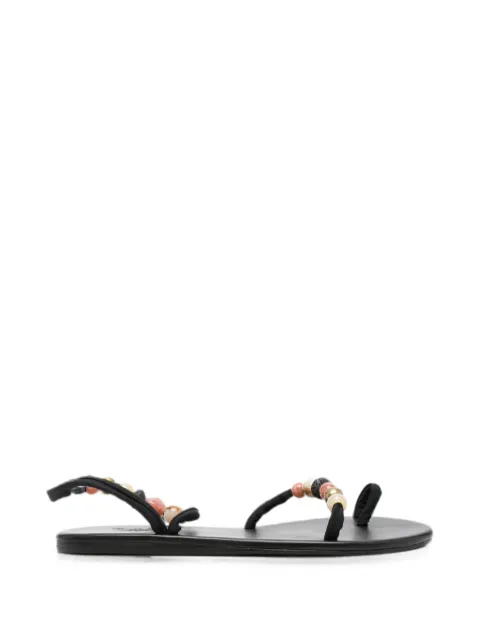 Ancient Greek Sandals Eleftheria bead-embellished sandals