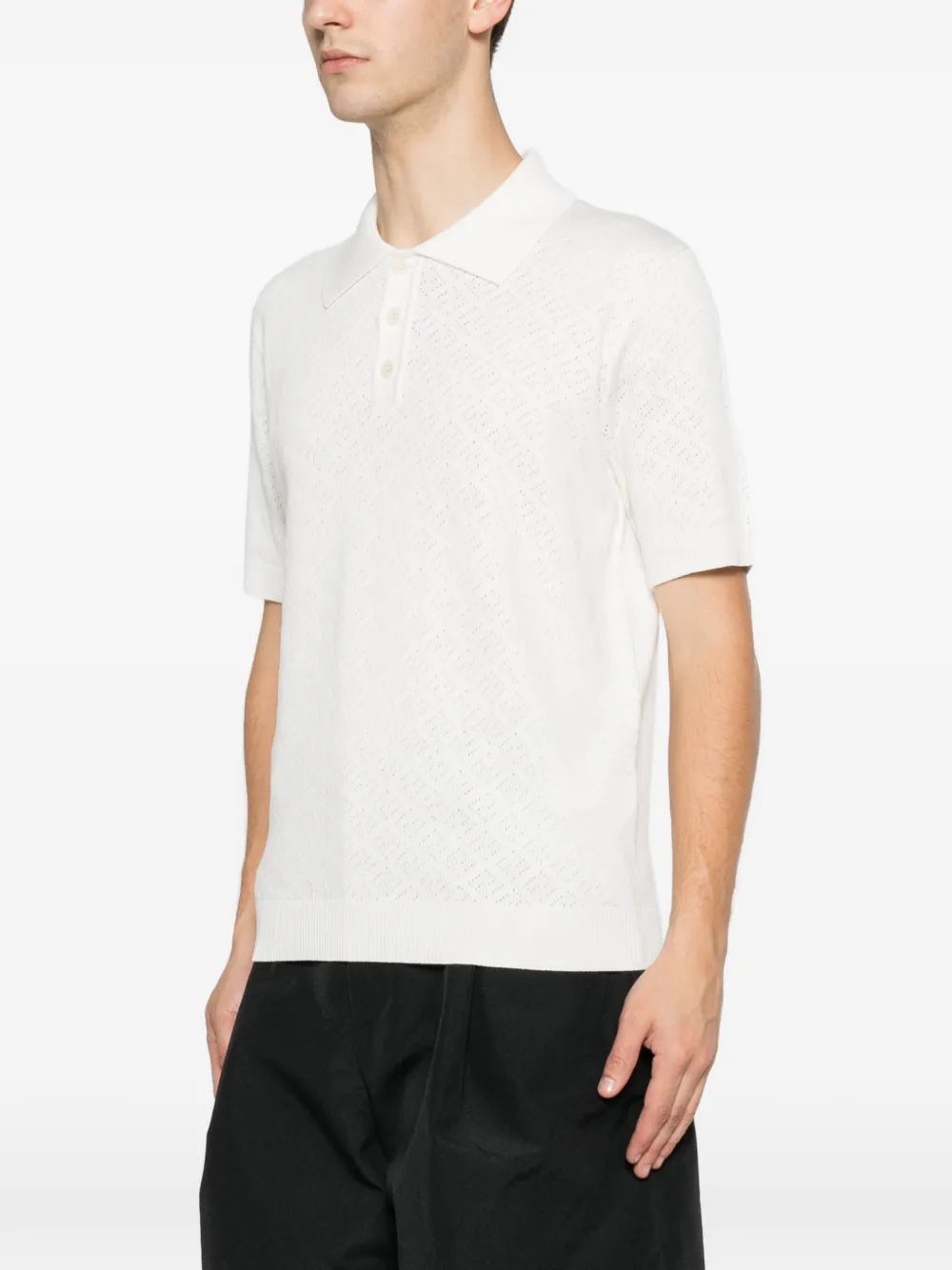 FENDI Gehaakt poloshirt Beige