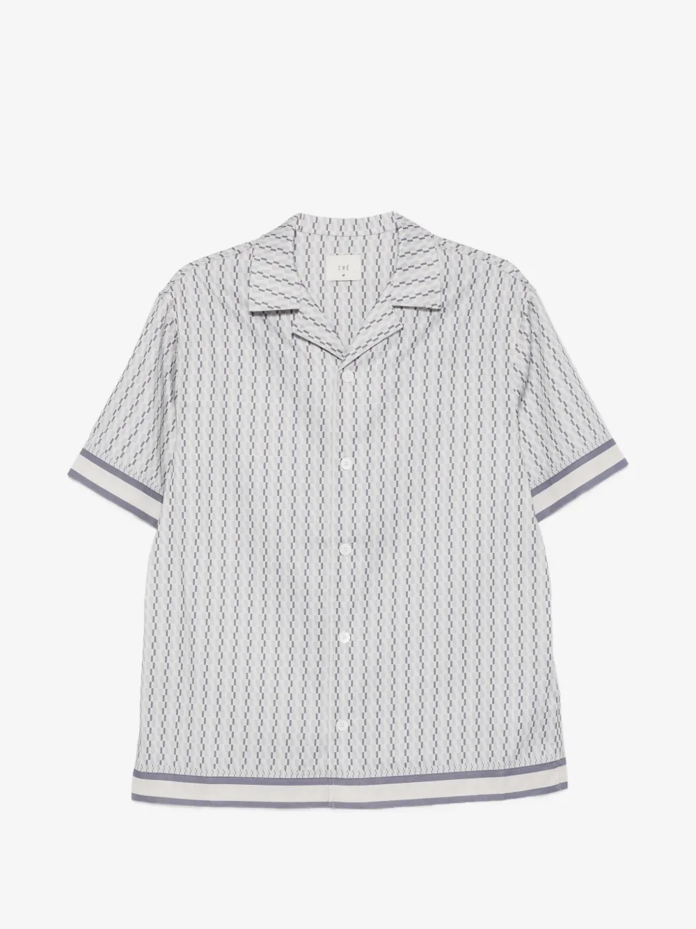 CHÉ Galliano border-print shirt | White | Image 1