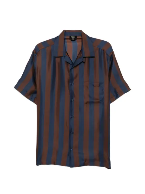 FENDI striped silk shirt
