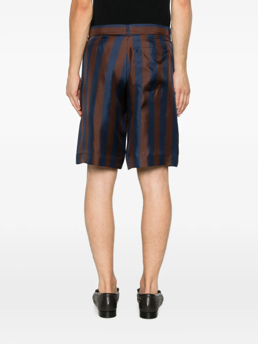 FENDI Pequin zijden shorts Blauw