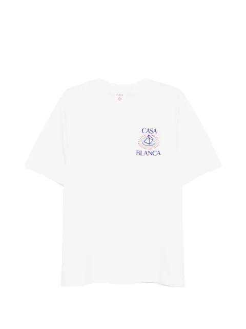 Casablanca Celestial Pyramid flock-print T-shirt