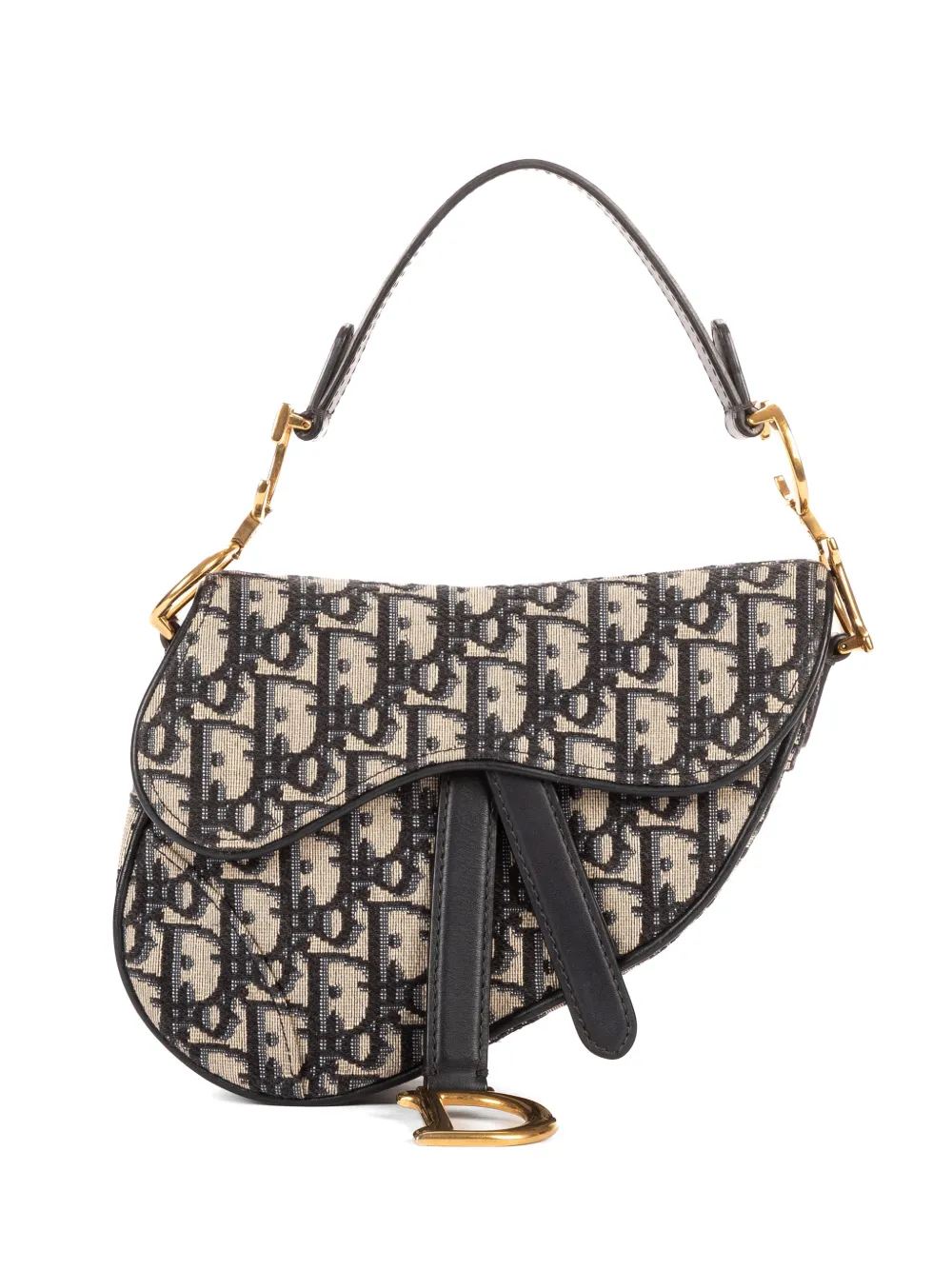 Christian Dior Pre-Owned Saddle Oblique shoulder bag - Blu