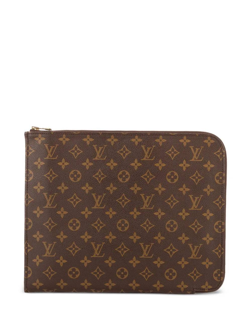 Louis Vuitton Pre-Owned documents portfolio pouch - Marrone