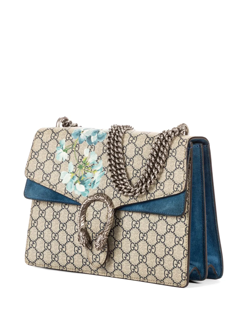 Medium Blooms Dionysus Floral-Print Shoulder Bag