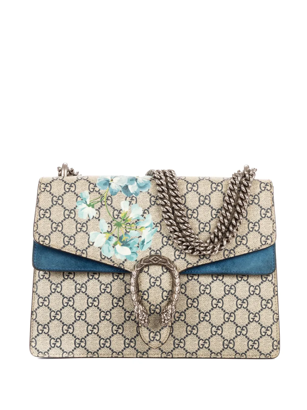 Gucci Pre-Owned medium Blooms Dionysus floral-print shoulder bag - Toni neutri