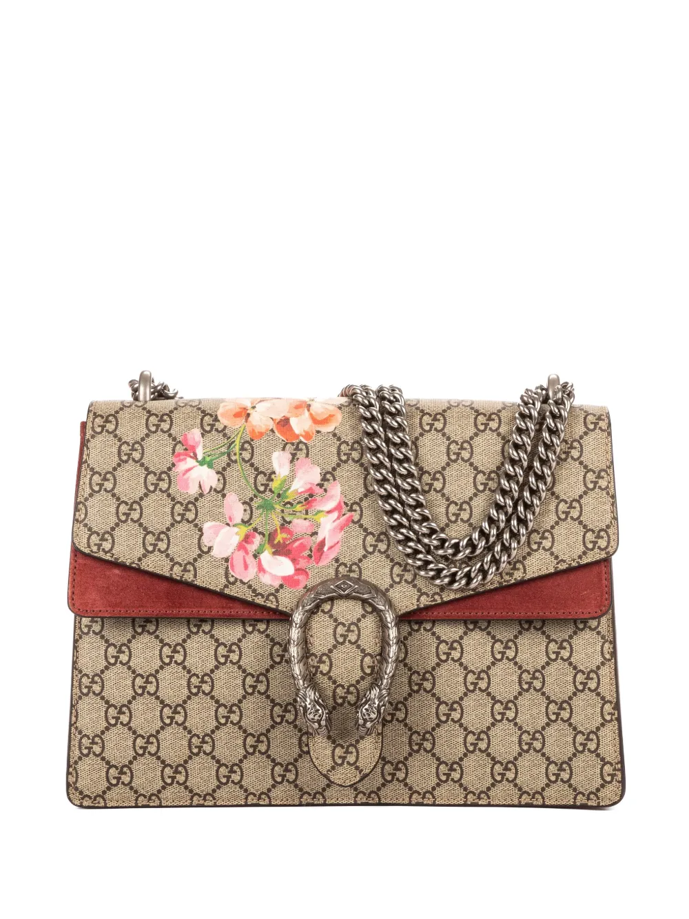 Gucci Pre-Owned medium Blooms Dionysus chain shoulder bag - Toni neutri