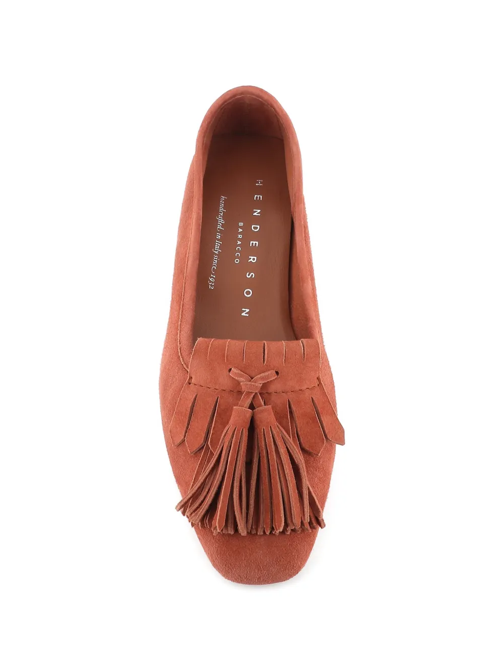 Henderson Baracco Suède loafers Oranje