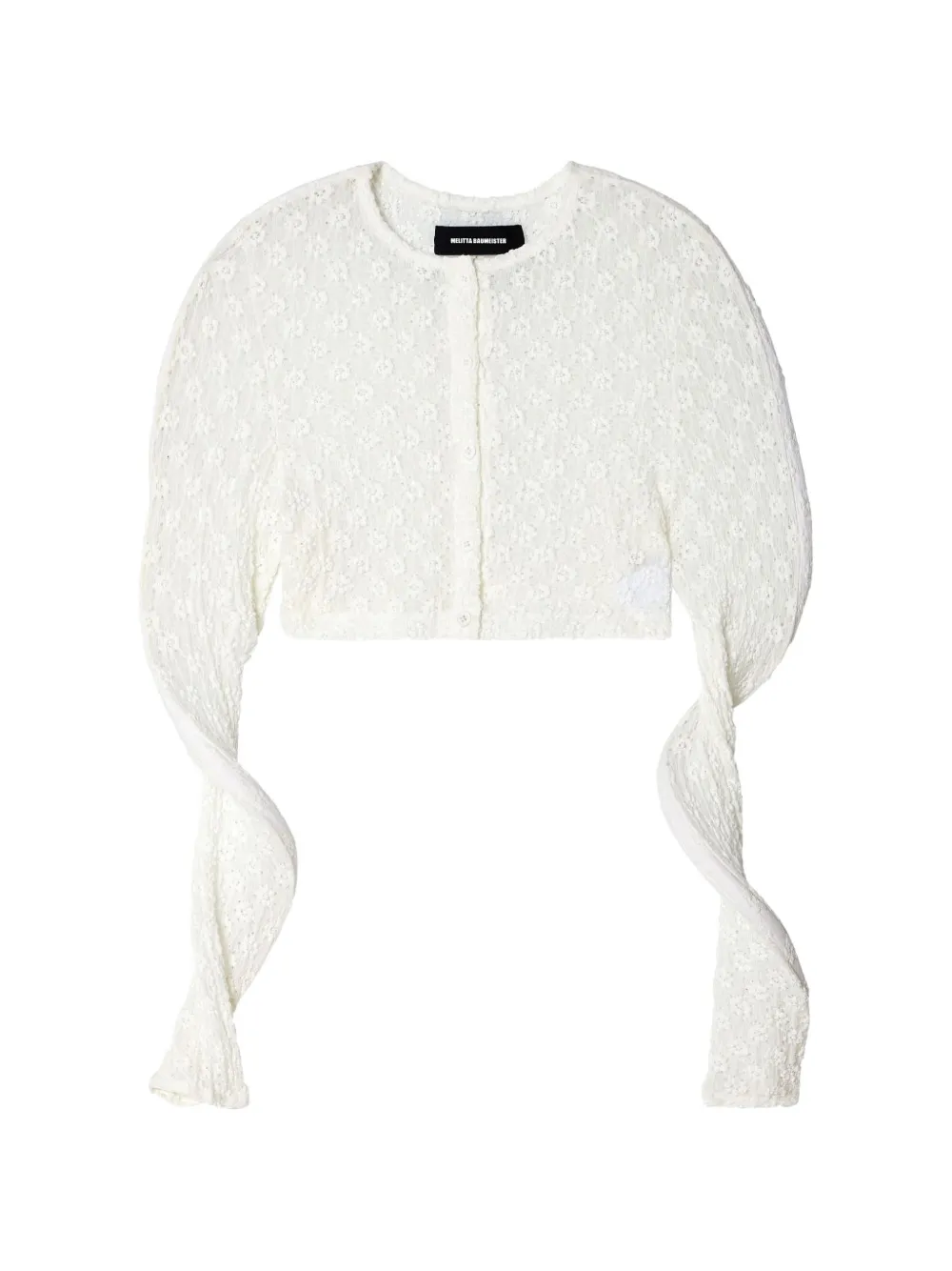 Melitta Baumeister long-sleeves cardigan - Bianco