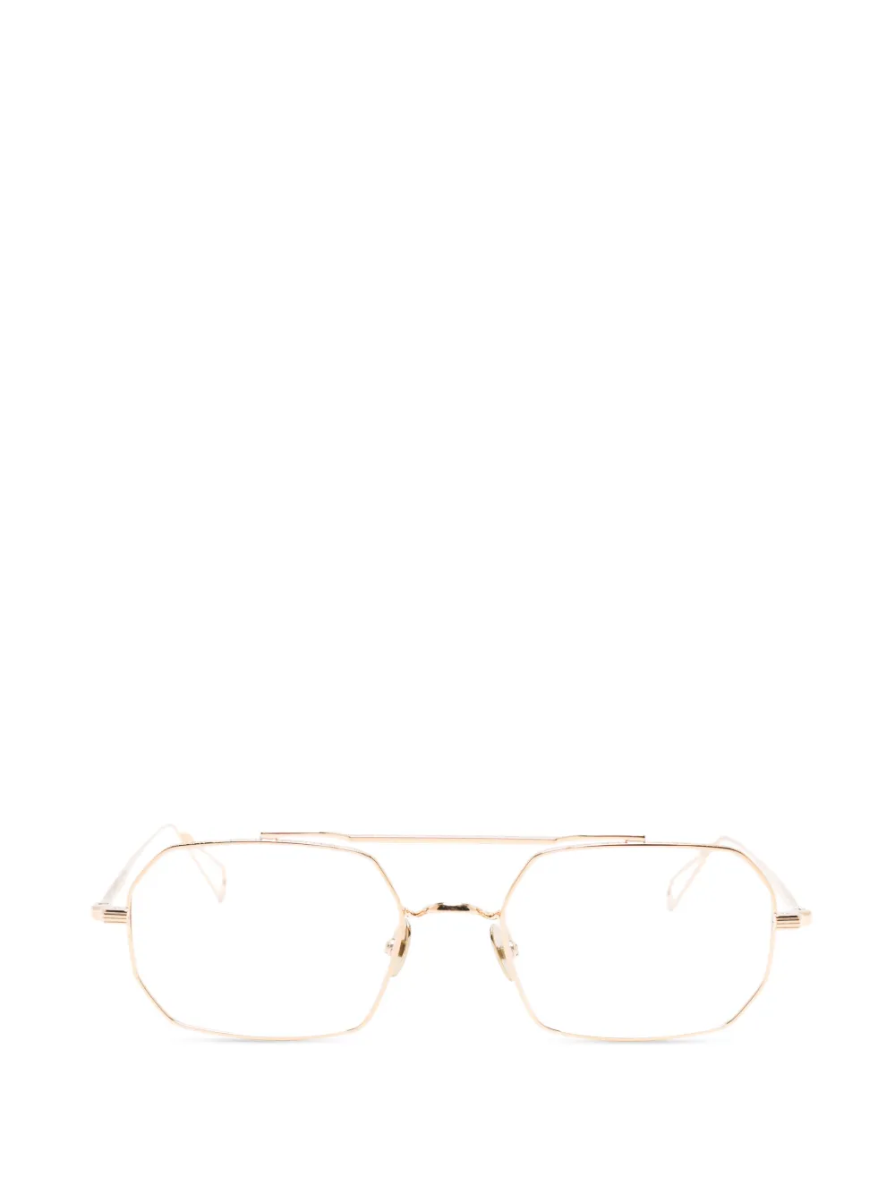 Ahlem Clovis geometric glasses | Gold | Image 1