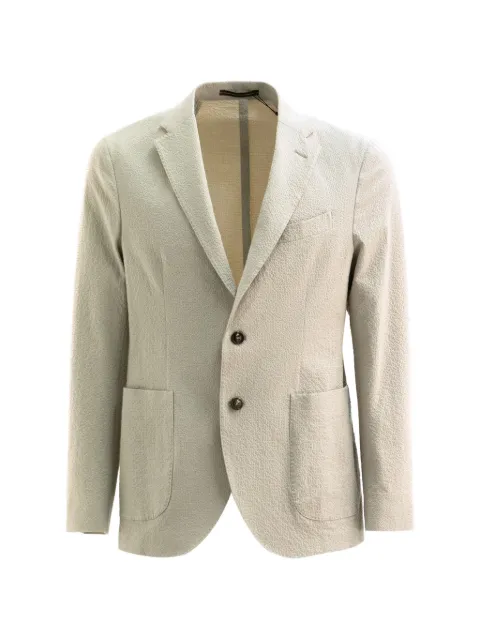 Incotex textured two-button blazer