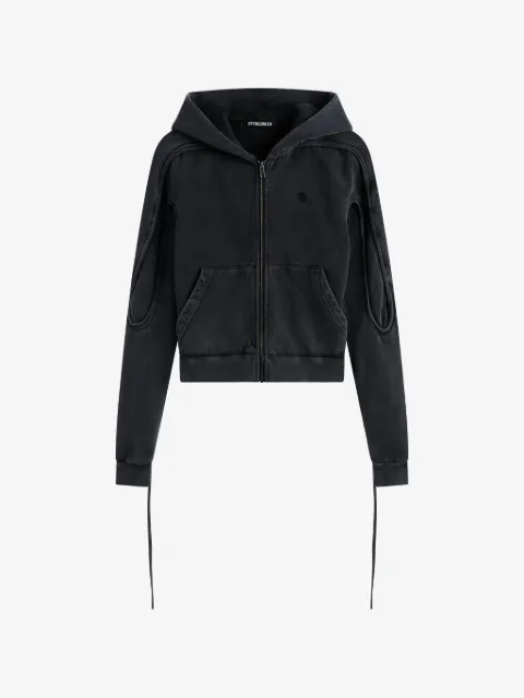 Ottolinger zip hooded sweatshirt