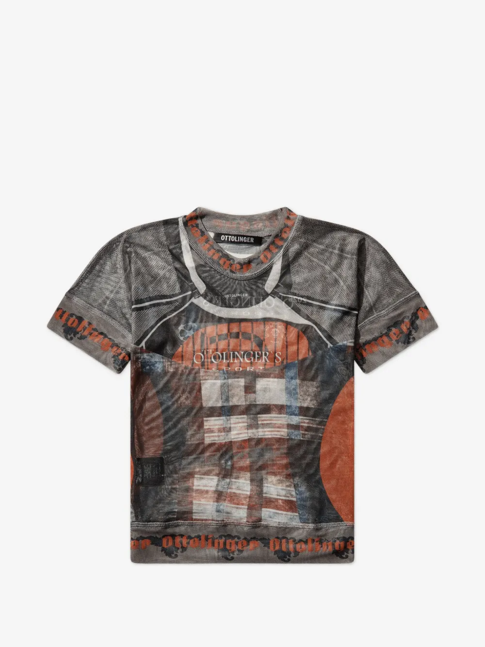 Ottolinger patterned T-shirt | Grey | Image 1